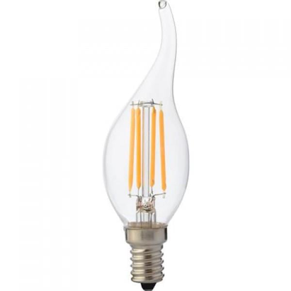 Світлодіодна лампа Horoz Electric FILAMENT FLAME-4 4W Е14 4200К (26288-1)