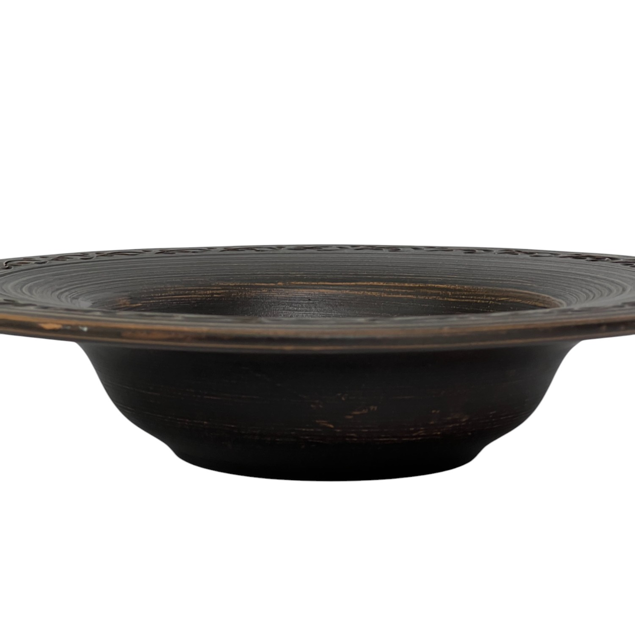 Тарілка для пасти Український глиняний посуд Декор молочена кераміка 28 см - фото 2 Тарілка для пасти Український глиняний посуд Декор молочена кераміка 28 см - фото 2