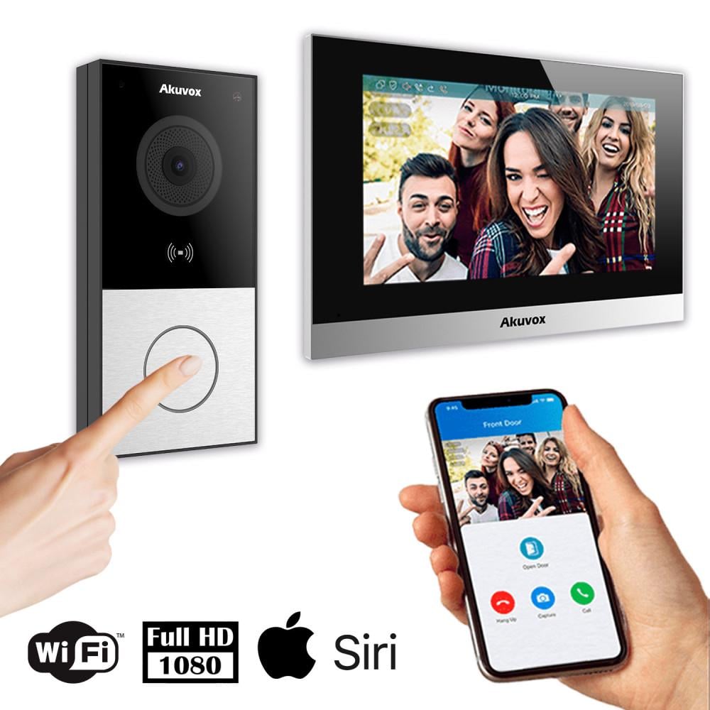 Відеодомофон Akuvox C313 та панель виклику E12W (C313E12W) - фото 4 Відеодомофон Akuvox C313 та панель виклику E12W (C313E12W) - фото 4