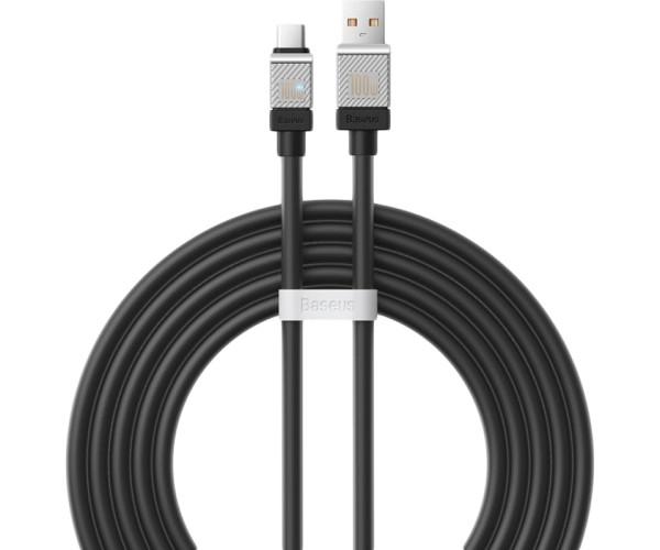 Кабель Data USB BASEUS CoolPlay Series Type-C CAKW000701 100W 2 м Black