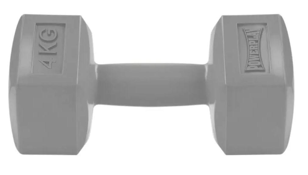 Гантель композитная PowerPlay 4124 Hercules 4 кг 1 шт. Серый (PP_4124_4kg)