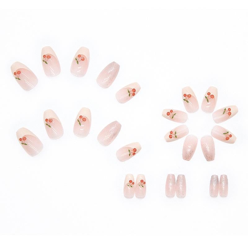 Накладные ногти с клеем Bananahall R406 24 шт. Розовый (A9873) - фото 2 Накладные ногти с клеем Bananahall R406 24 шт. Розовый (A9873) - фото 2