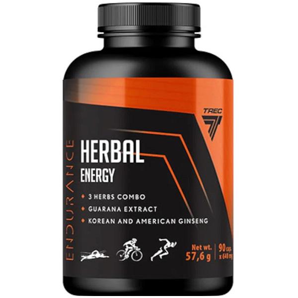 Натуральная добавка для спорта Trec Nutrition Herbal Energy 90 Caps