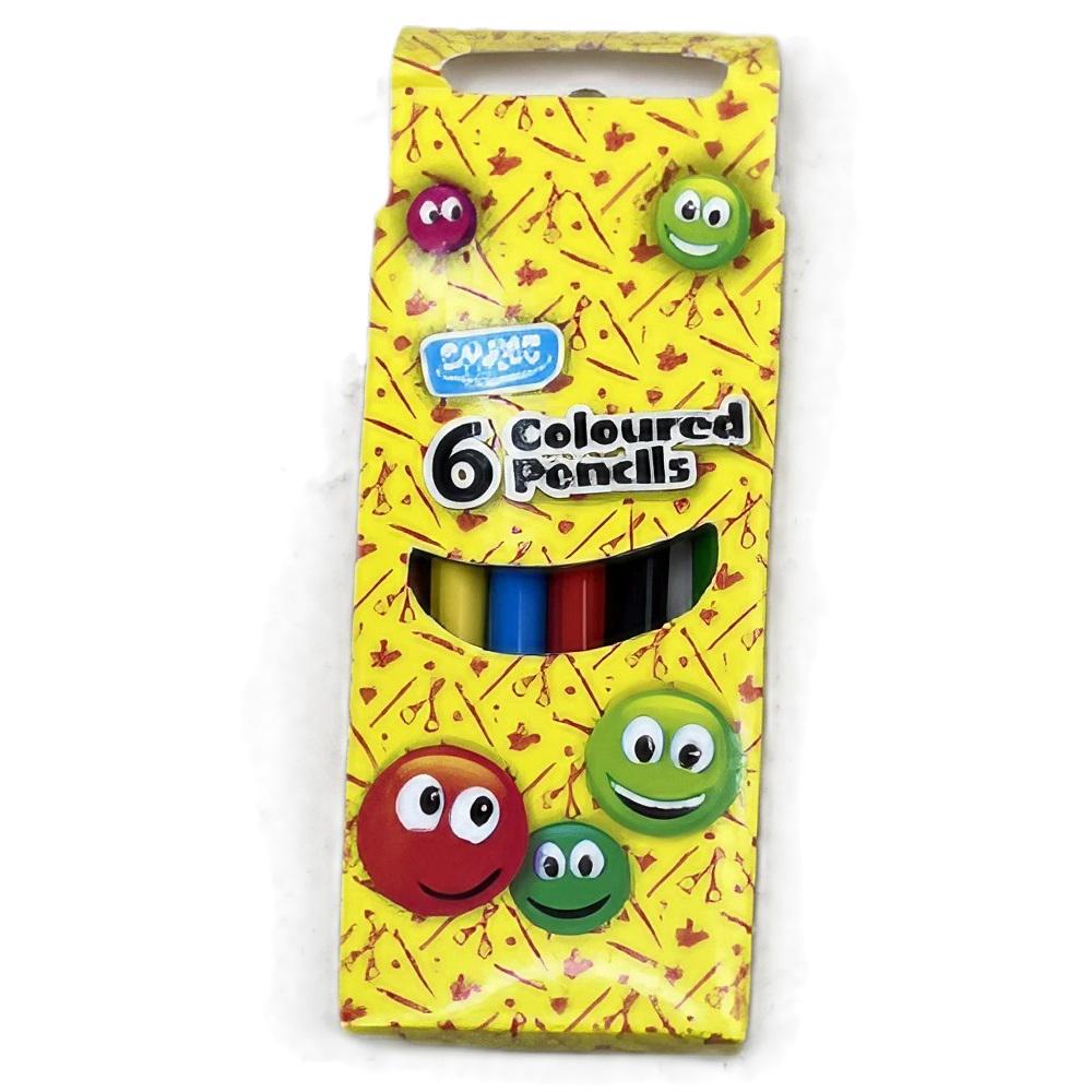 Карандаши для рисования Stenson WW00428 6 цветов в коробке