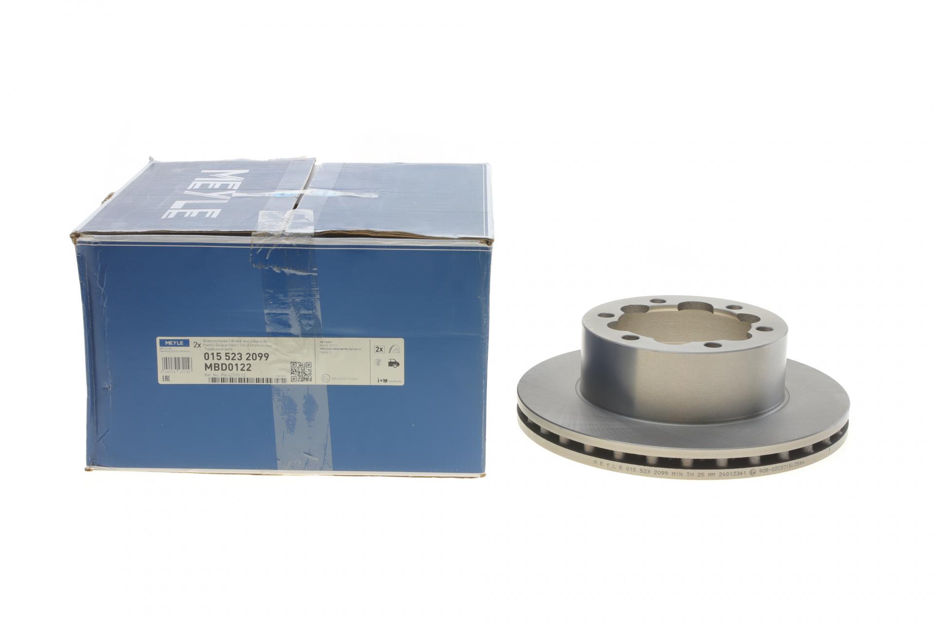 Диск гальмівний задній Meyle для Mercedes Sprinter 508-519 06- 303x28 мм (015 523 2099)