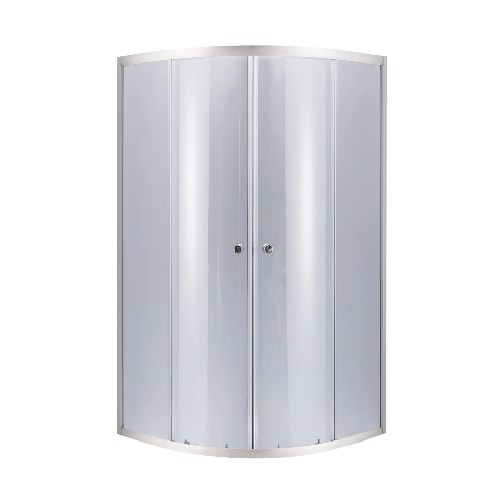 Душова кабіна Lidz Latwa SC90x90.SAT.LOW.GR напівкругла 90х90x185 см/скло тоноване 4 мм (23289154)