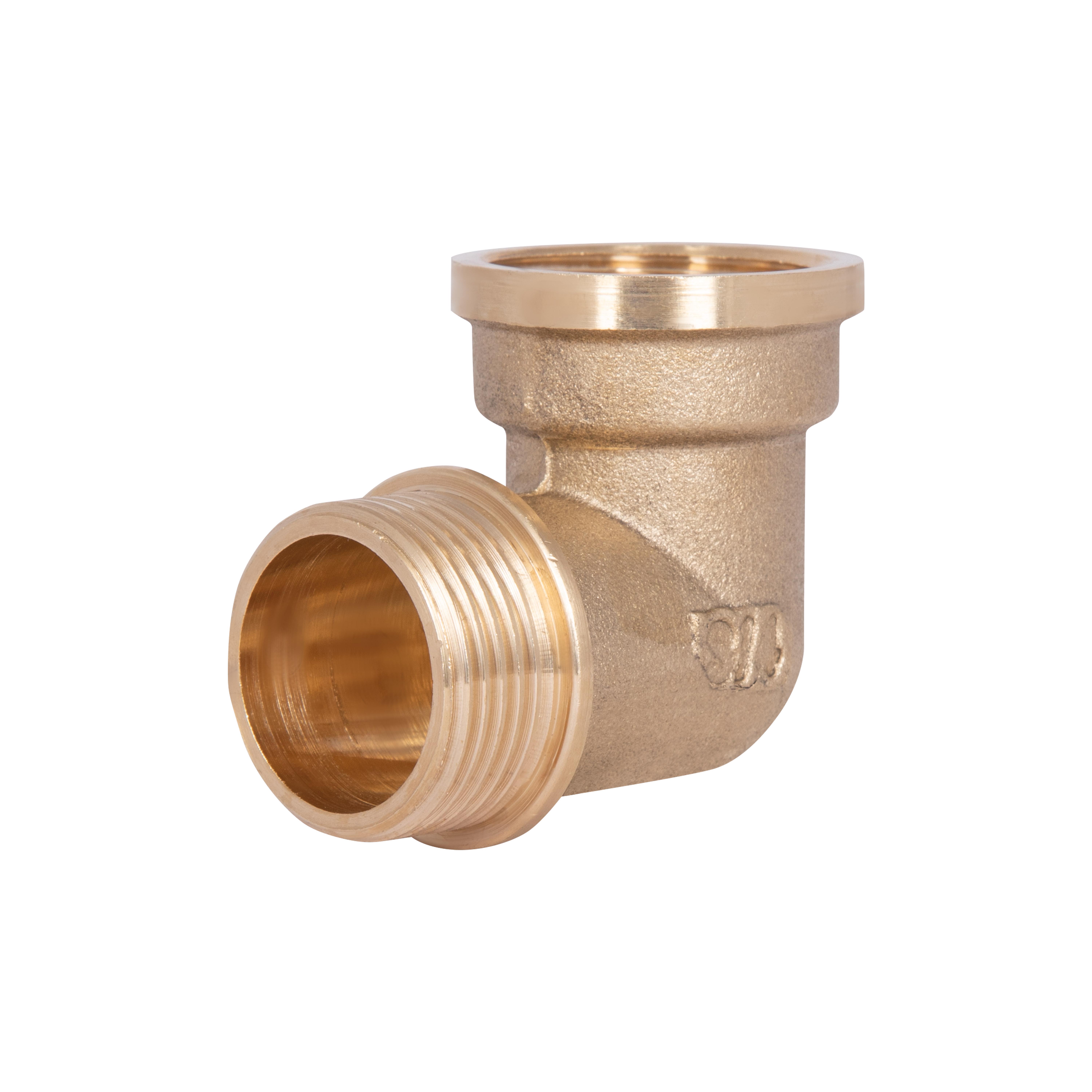 Угол латунный Thermo Alliance Standart 3/4" ВЗ Желтый (SD42020) Угол латунный Thermo Alliance Standart 3/4" ВЗ Желтый (SD42020)