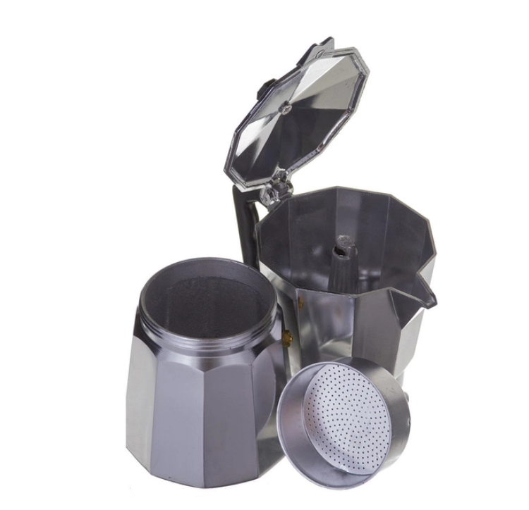 Гейзерная кофеварка из алюминия A-PLUS см-2083 9 чашек - фото 2 Гейзерная кофеварка из алюминия A-PLUS см-2083 9 чашек - фото 2