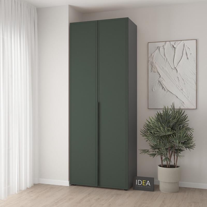 Шафа для одягу Idea С-7.1 з двома штангами Антрацитовий/Камуфляж (1810) - фото 1 Шафа для одягу Idea С-7.1 з двома штангами Антрацитовий/Камуфляж (1810) - фото 1