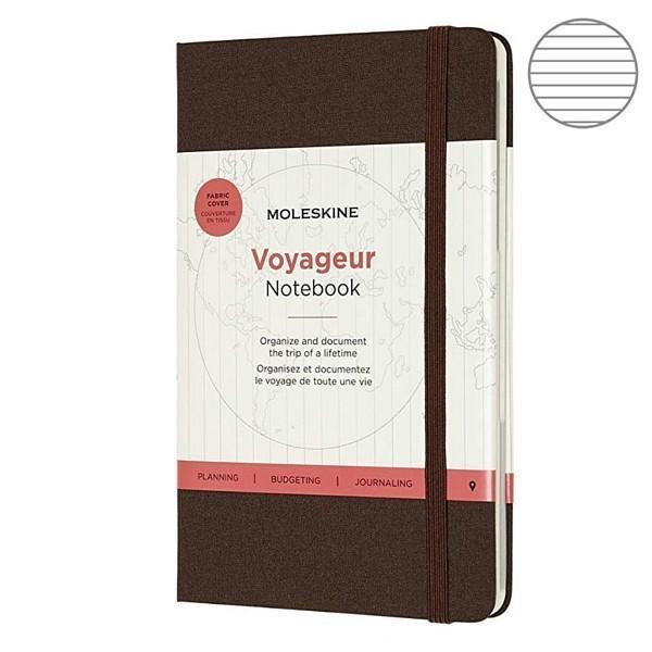 Записна книга Moleskine Voyageur середній Коричневий (VN002P2) - фото 2