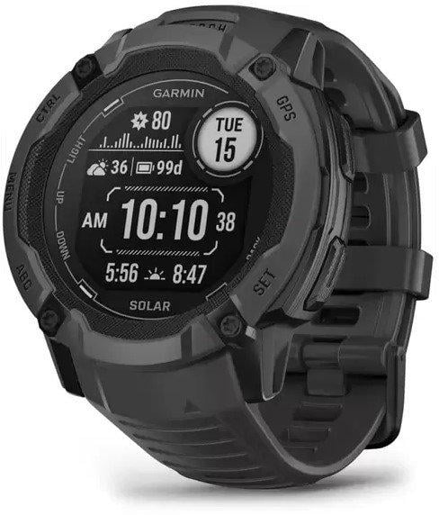 Смарт-часы Garmin Instinct 2X Solar Graphite (010-02805-00)  
