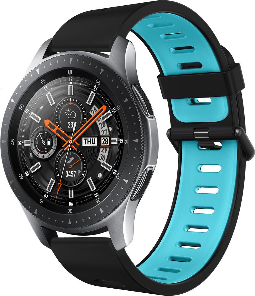 Ремешок Traf для Galaxy Watch 46 мм Black/Blue (28900) - фото 1 Ремешок Traf для Galaxy Watch 46 мм Black/Blue (28900) - фото 1