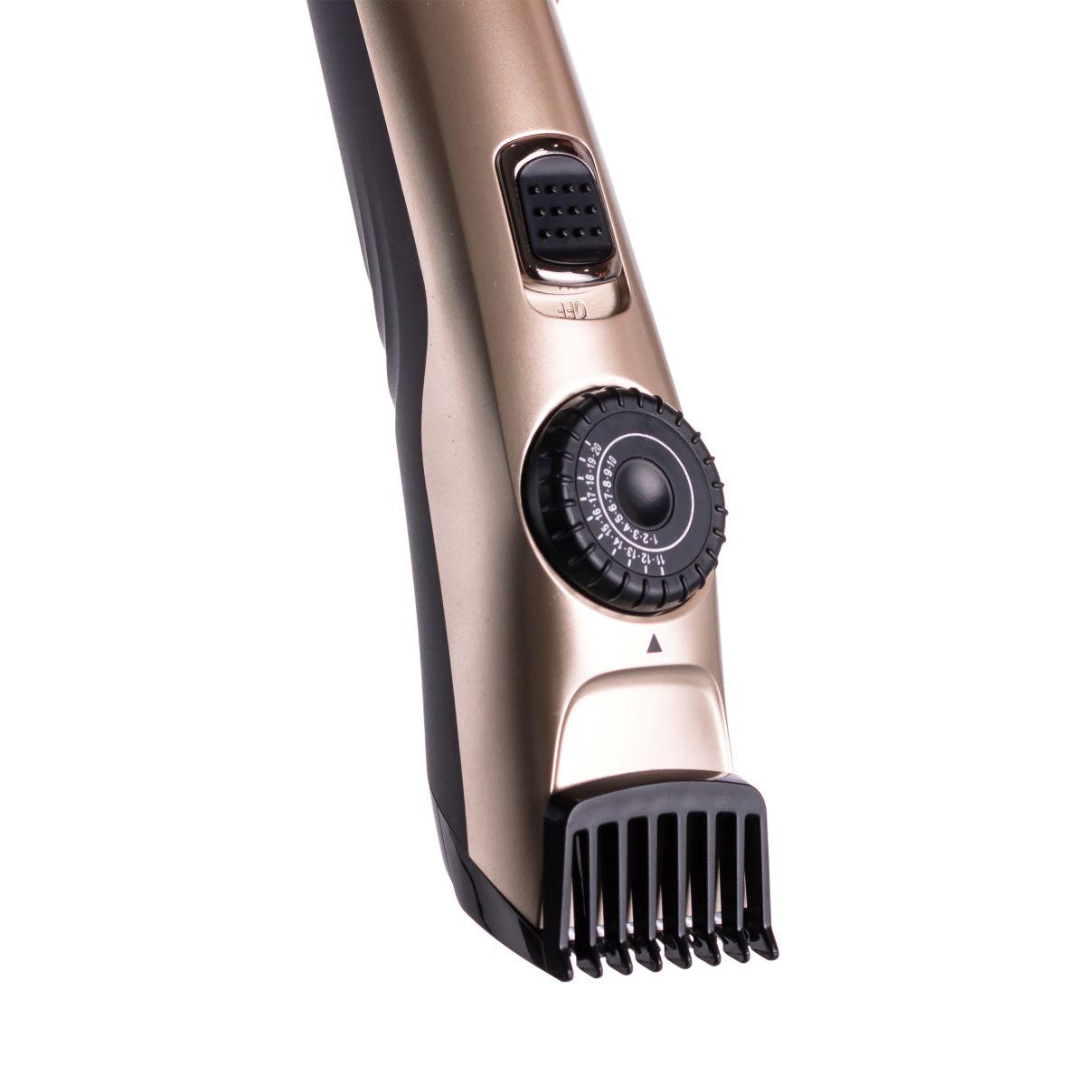Машинка для стрижки волос и бороды VGR V-031 на аккумуляторе с насадками Золотистый (7356) - фото 15 Машинка для стрижки волос и бороды VGR V-031 на аккумуляторе с насадками Золотистый (7356) - фото 15