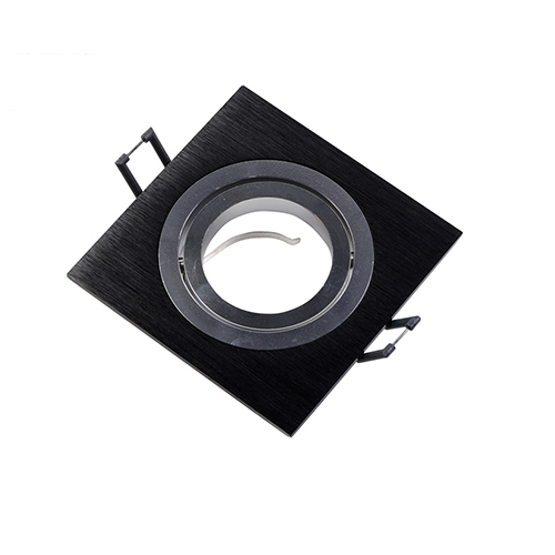 Светильник точечный GTV MORENA OP-OPRKW1-20 квадратный алюминий Черный