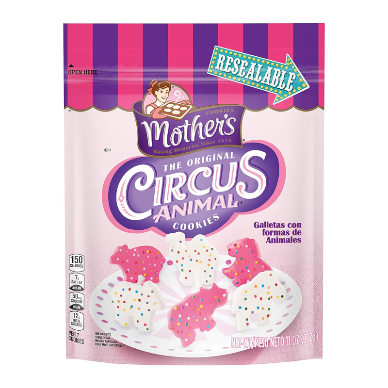 Печенье mother's Original Circus Animal Cookies 312 г (1514839548)