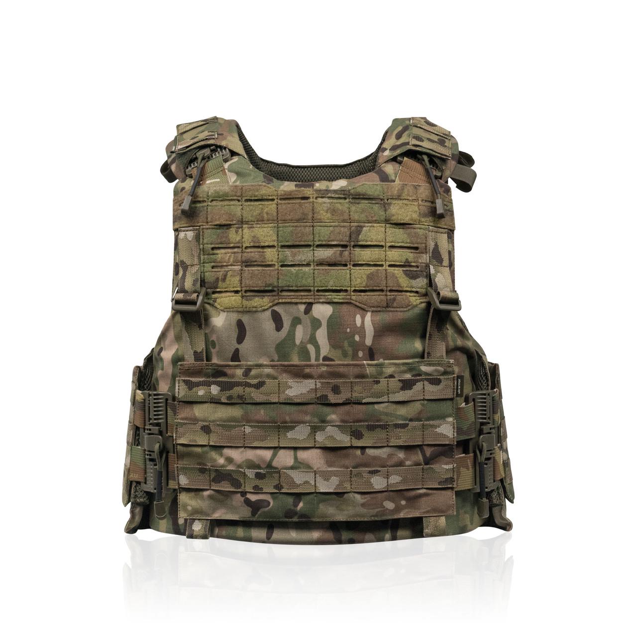 Плитоноска UkrArmor IBV Cordura MOLLE Універсальний M-XXL Мультикам (100360) - фото 3