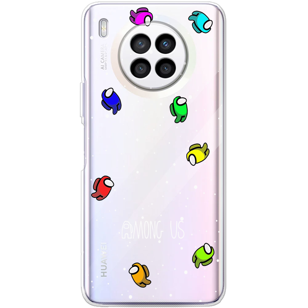 Чехол BoxFace Huawei Nova 8i Among Us Invisible Прозрачный силикон (43692-bk76-43692)