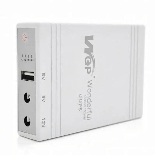 Повербанк для роутера WGP Mini DC UPS 5-12V WGP103-5912 10400 mAh White (20699915) - фото 1