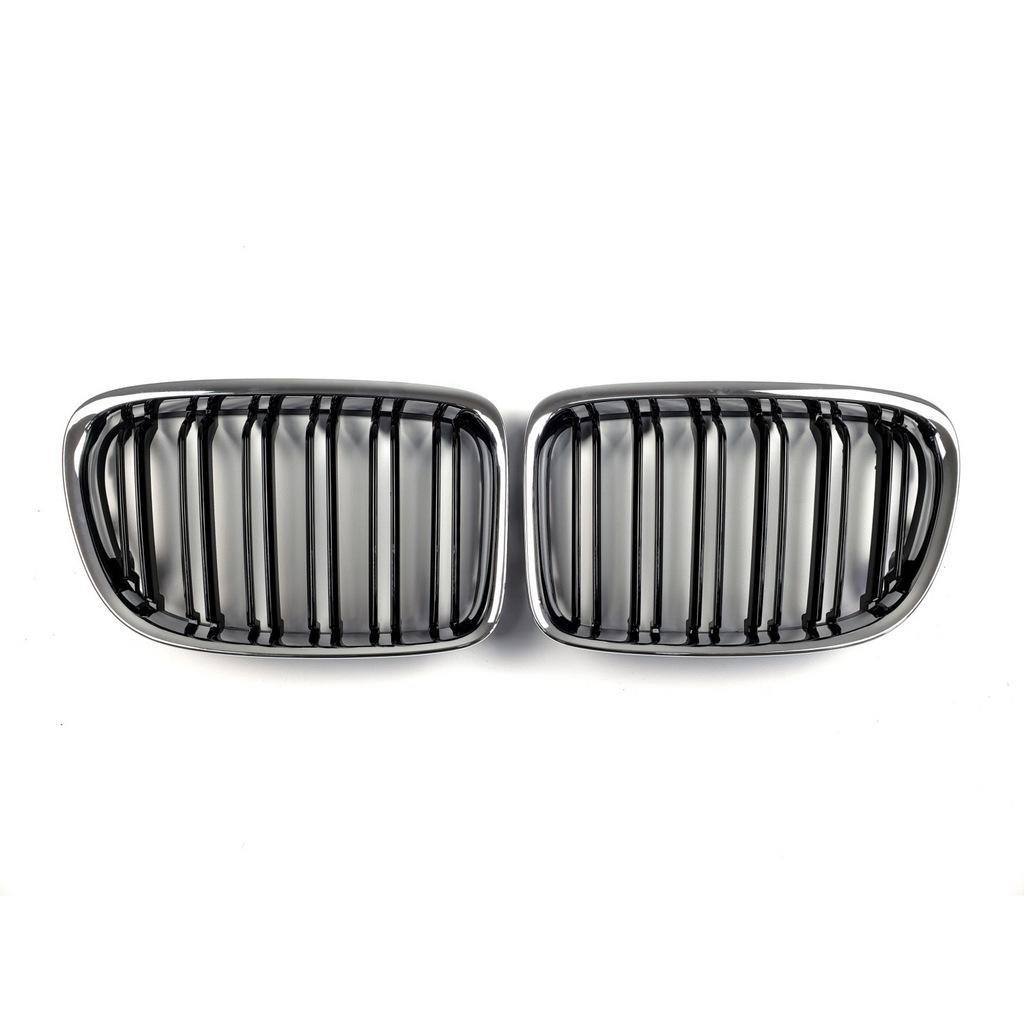 Решетка радиатора GBT для BMW X1 M-Look E-84 2009-2015гг. пластик Черный (27669003)