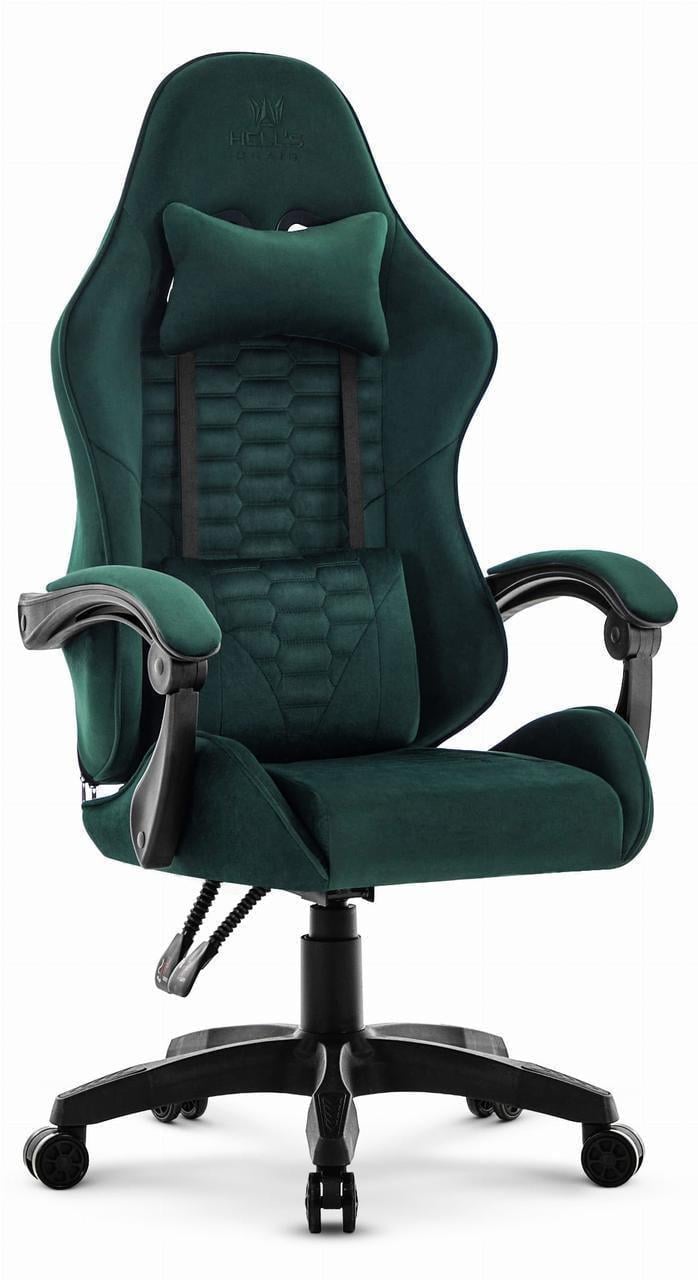 Кресло игровое Hell's HC-1000 ткань Green