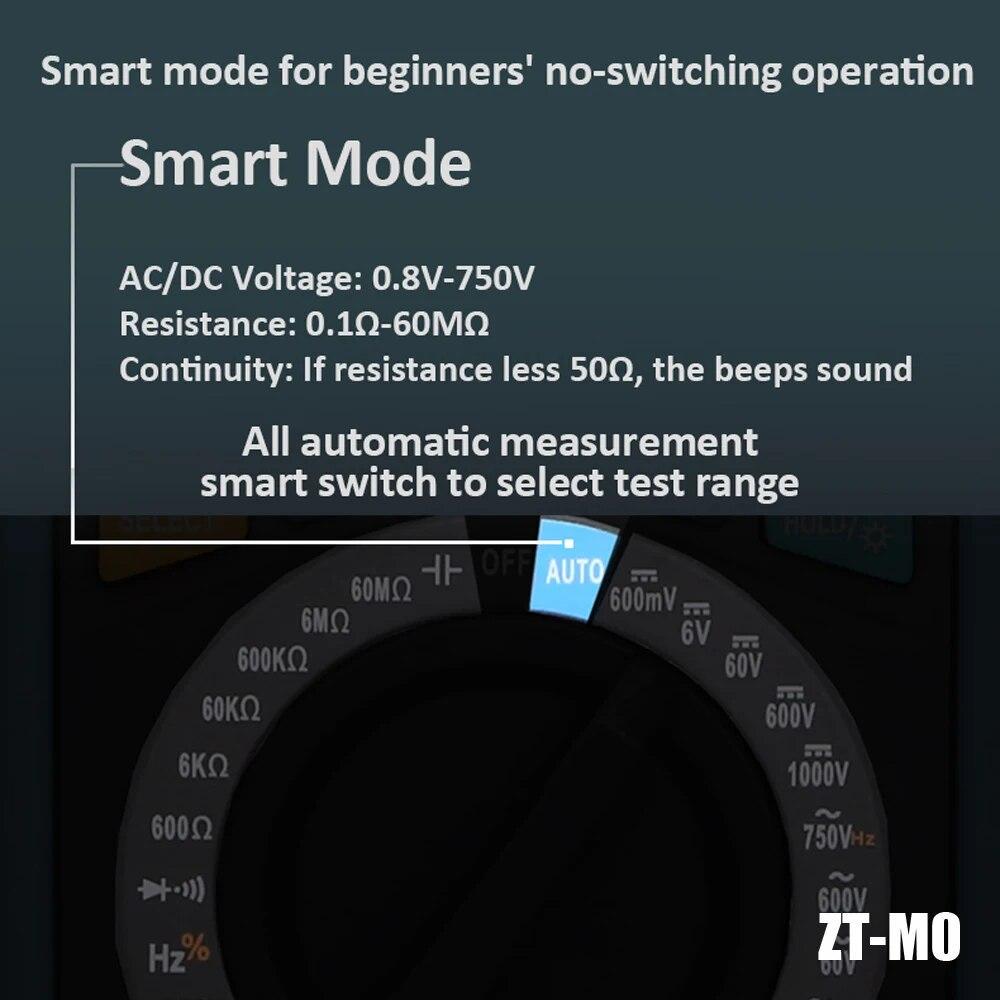 Мультиметр цифровой BSIDE ZT-M0 True RMS - фото 4