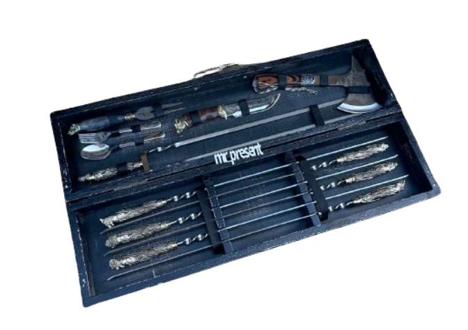 Набор шампуров Lux-Premium №3 ручной работы (19305309)