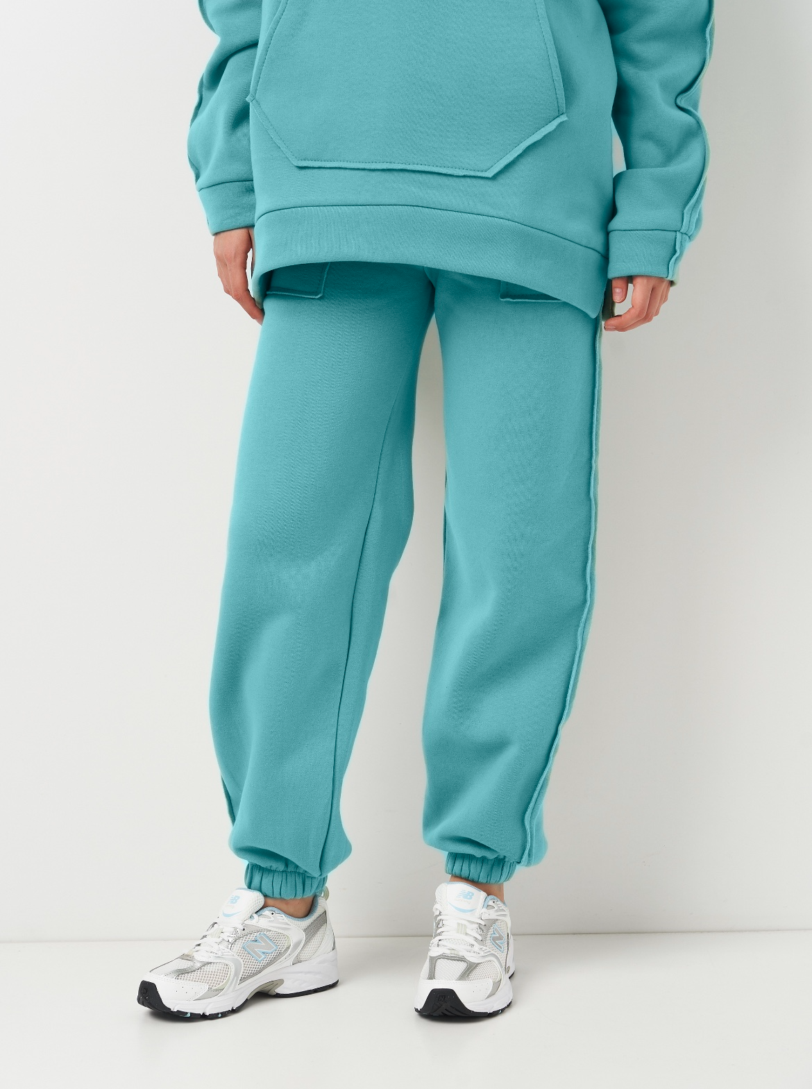 Спортивный костюм утепленный Вилена женский р. 56 Голубой (2288073103) - фото 5 Спортивный костюм утепленный Вилена женский р. 56 Голубой (2288073103) - фото 5