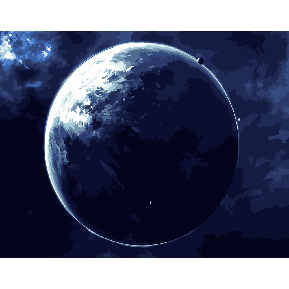 Картина по номерам Strateg Премиум Полнолуния 40х50 см (DY169)