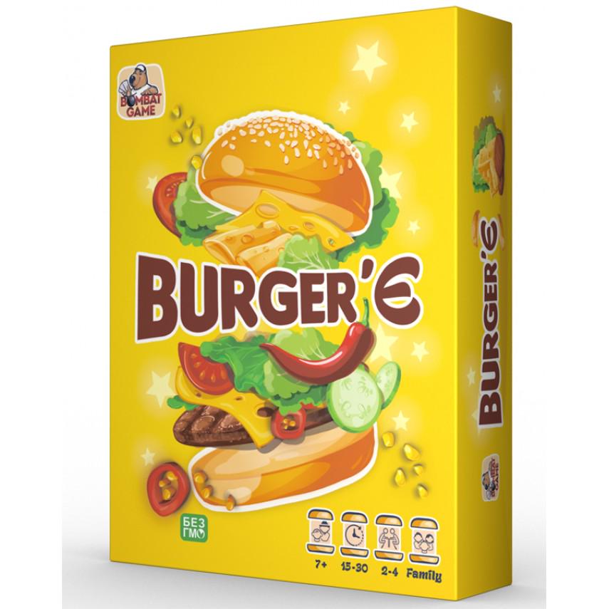 Настільна гра Bombat Game Burger’Є – дуже смачна гра для дітей та дорослих (4820172800415)