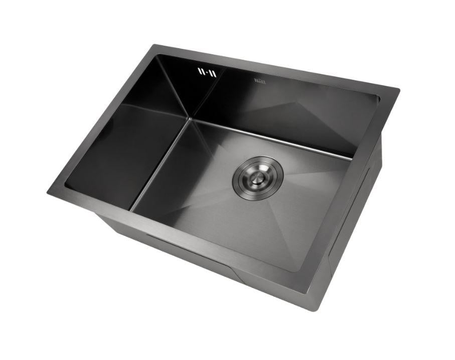 Мойка для кухни Nett NB-5742U под столешницу Черный (29436932)