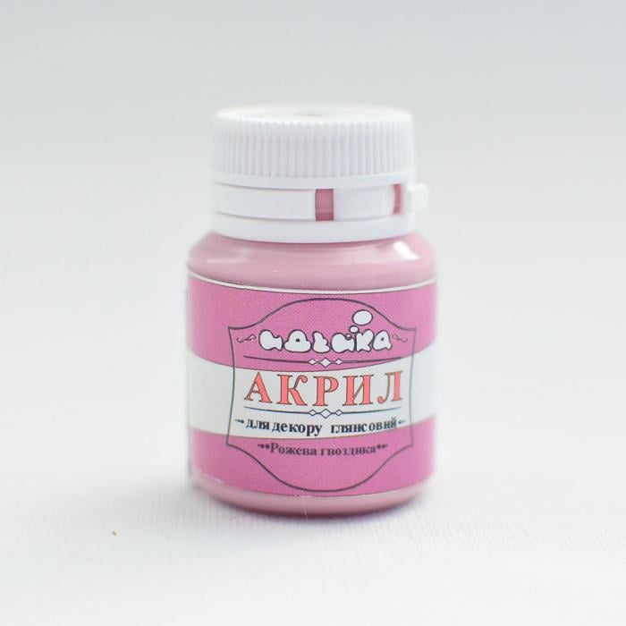 Акриловая краска Идейка 20 мл Розовая гвоздика (skl-98288 gl)