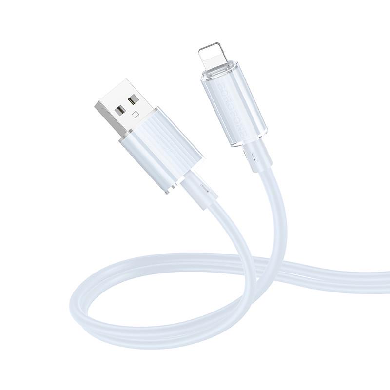 Кабель дата Borofone BX112 Lemon USB to Lightning 2,4A 1 м Blue (00000073986_1)