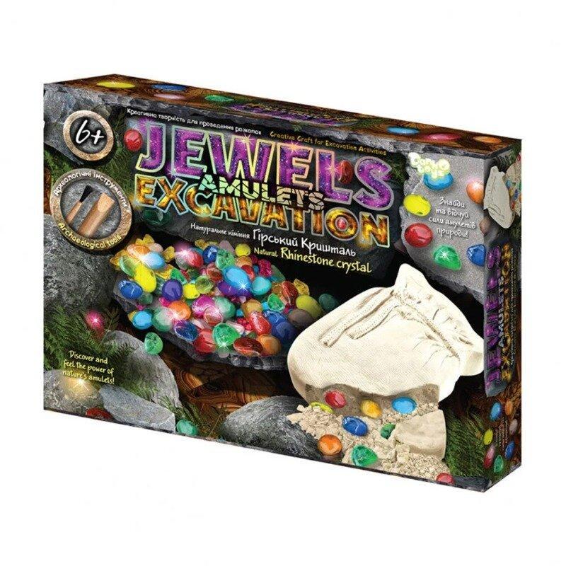 Набір для проведення розкопок Danko Toys Jewels Amulets Excavation Каміння (JAEX-01-01)