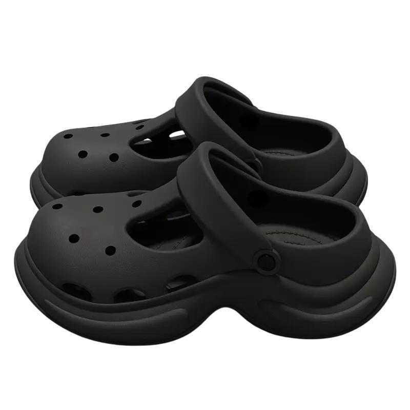 Сабо женские из пеноматериала EVA с амортизирующей и антискользящей подошвой р. 35 22 см Черный (D-0141) Сабо женские из пеноматериала EVA с амортизирующей и антискользящей подошвой р. 35 22 см Черный (D-0141)