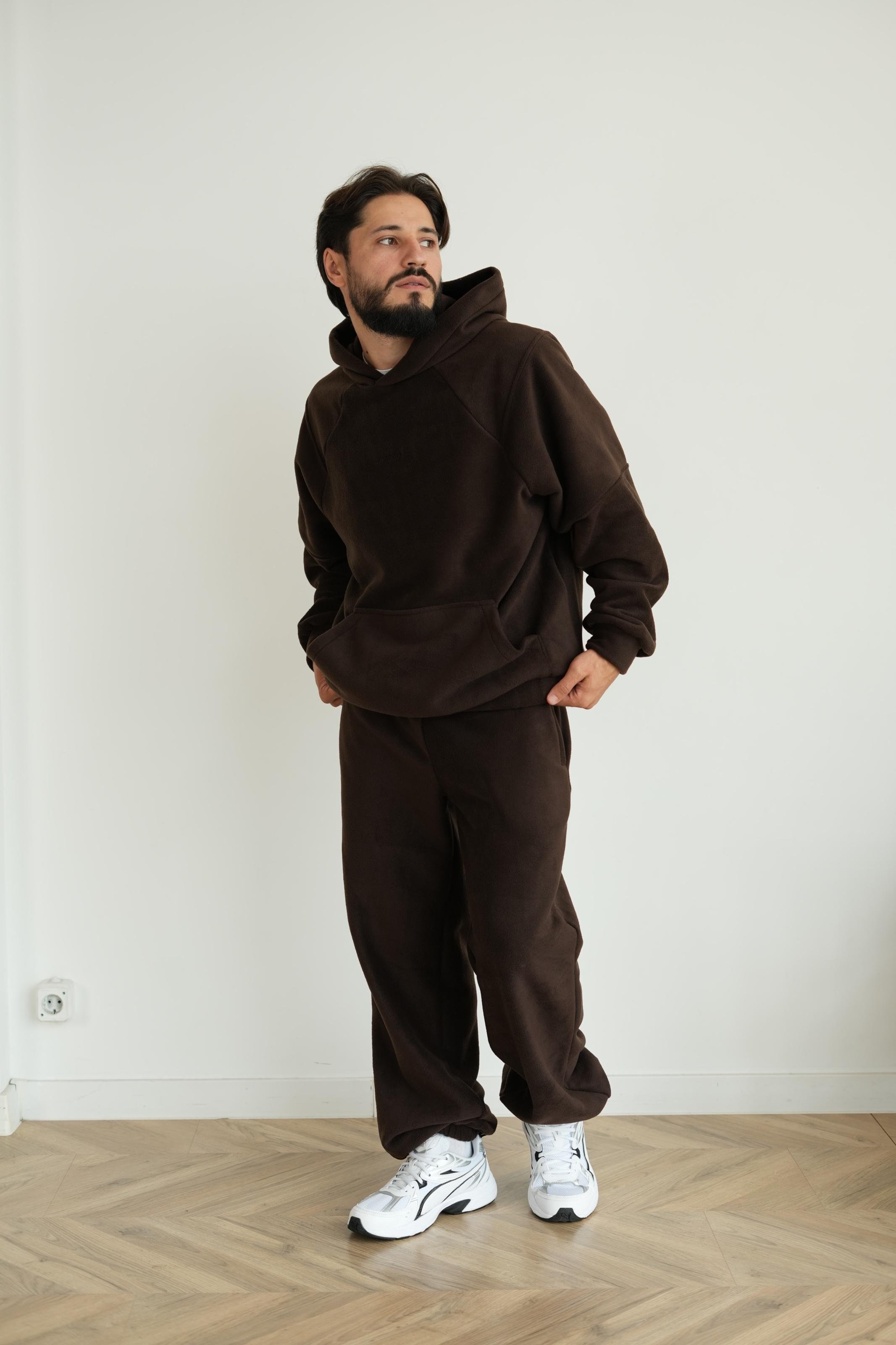 Костюм чоловічий флісовий BASE 3XL Шоколадний (10203XXXLm)