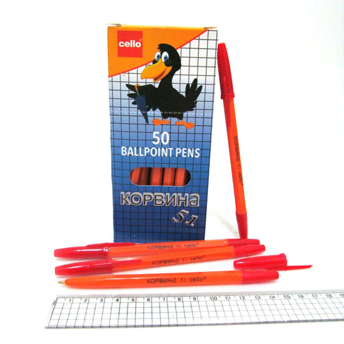 Набір ручок 51-CorvRd Червоний (MTT-113894)
