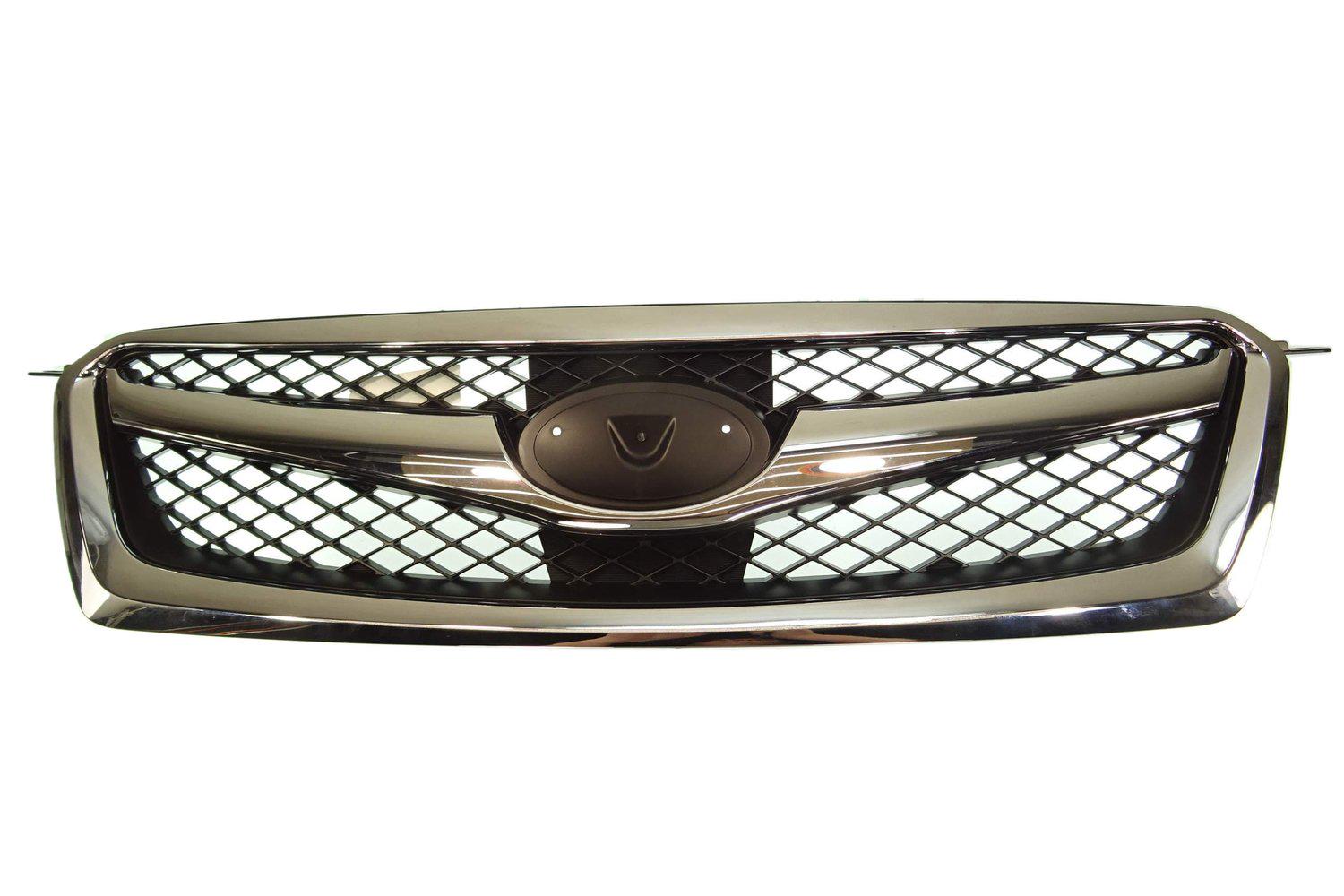 Решетка радиатора AVTM Subaru Legacy 2009-2013 USA без эмблемы Черный/Хром (186713990)