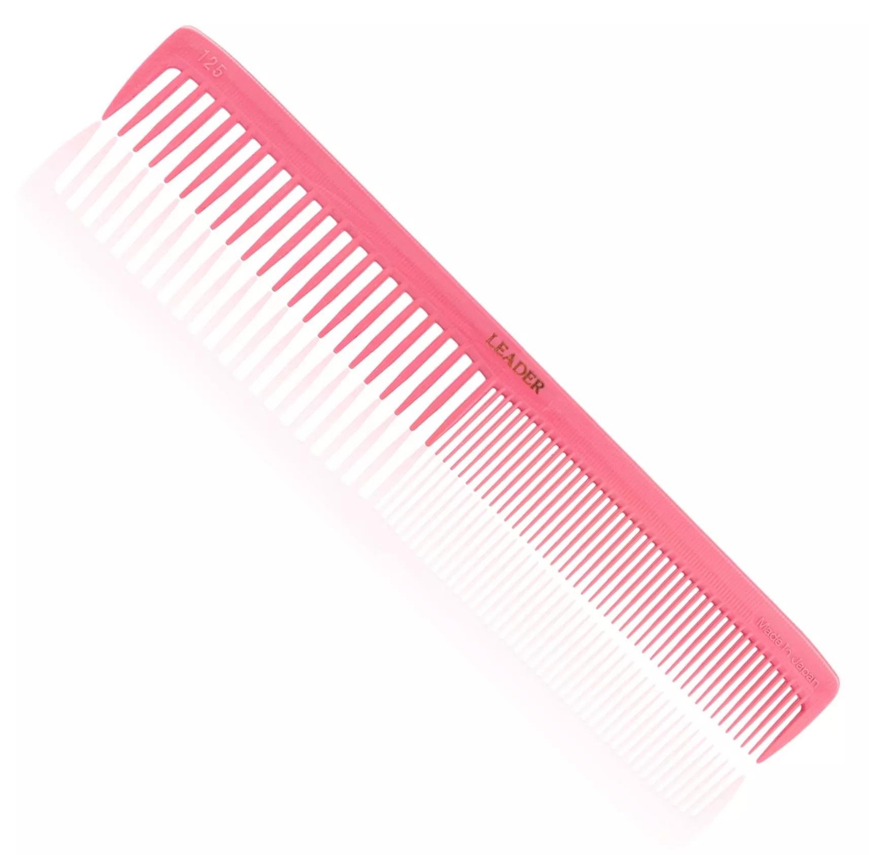 Расческа для волос Leader Comb Ultem SP 125 Pink (4903422901251)