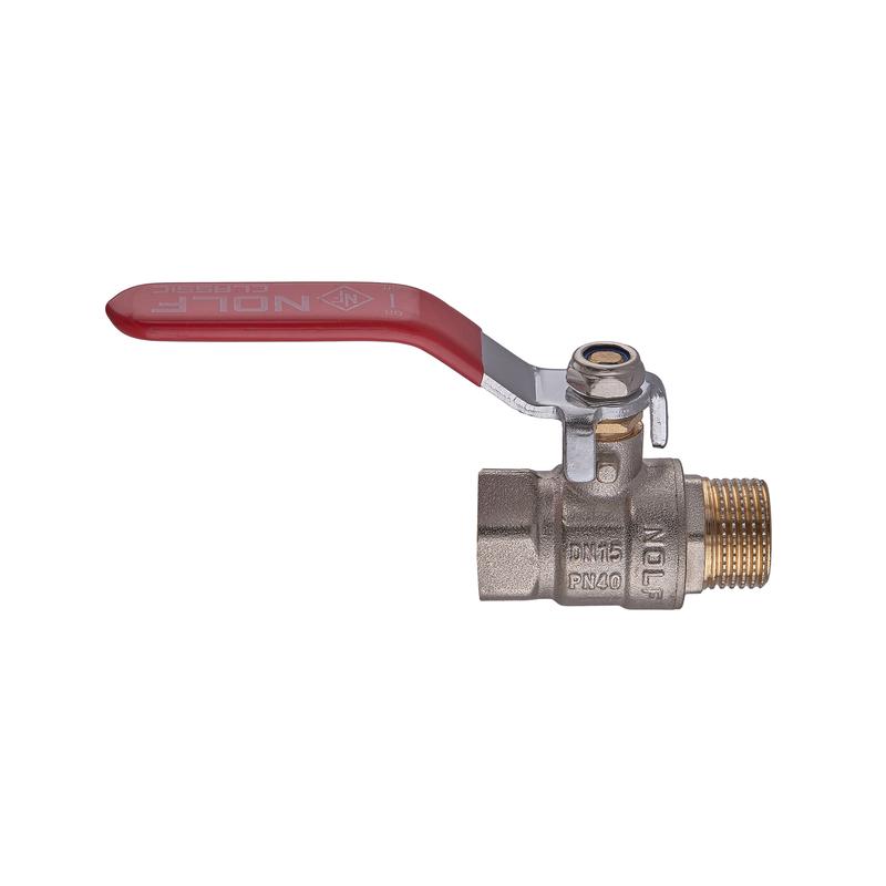 Кран шаровой Nolf classic NFC.621-06-1/2" FM ГШВ В/С ручка рычаг латунь Красный (OL-NF3138) - фото 2 Кран шаровой Nolf classic NFC.621-06-1/2" FM ГШВ В/С ручка рычаг латунь Красный (OL-NF3138) - фото 2