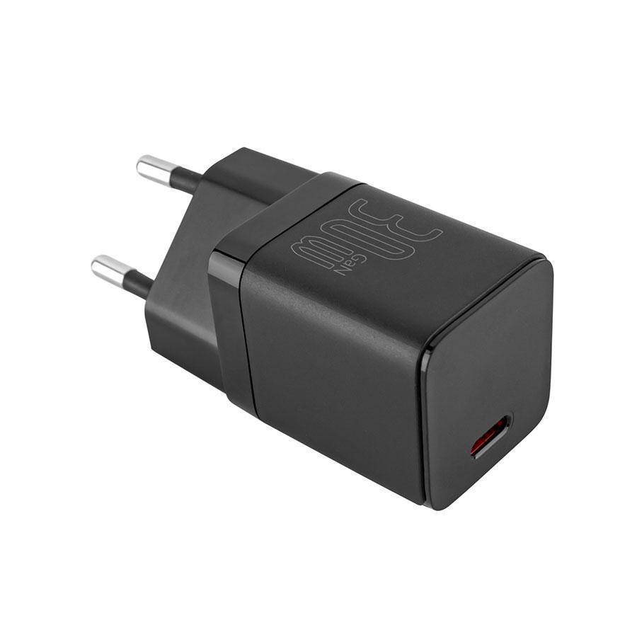 Зарядний пристрій BASEUS GAN3 Fast Charger 1C 30W EU Black (CCGN010101) - фото 2 Зарядний пристрій BASEUS GAN3 Fast Charger 1C 30W EU Black (CCGN010101) - фото 2