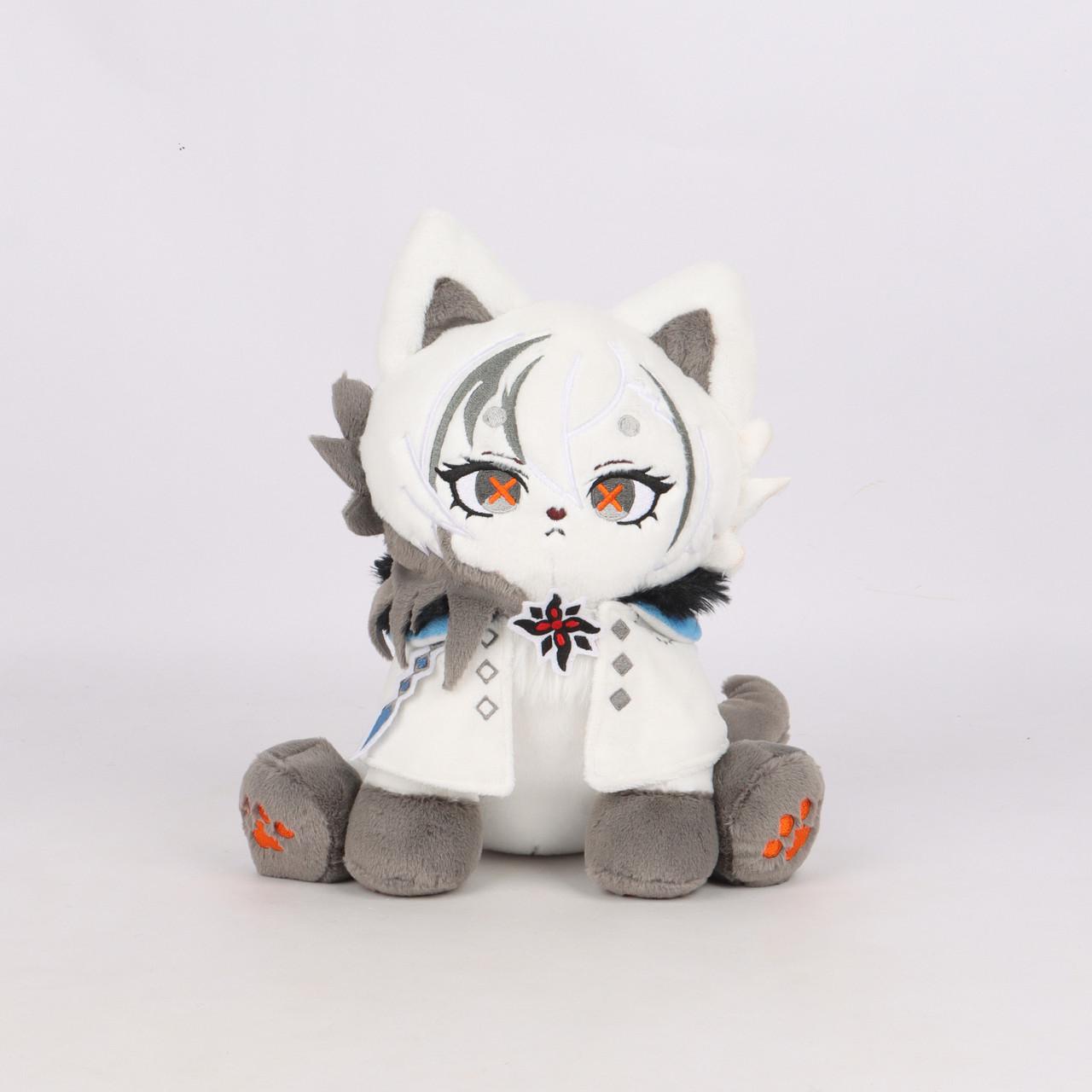 Мягкая игрушка Genshin Impact Arlecchino Meow Кошка Арлекино