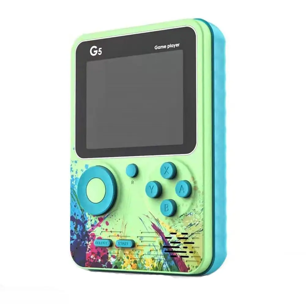 Ігрова консоль GameX G5 1000 mAh 500 ігор з можливістю підключення до великого екрана для двох (2760366276)