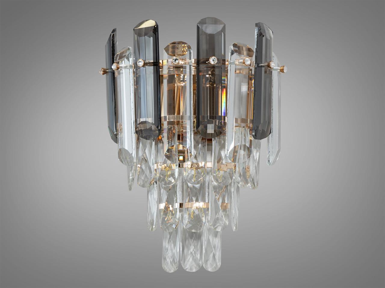 Бра классическое EcoLed из хрусталя 2022/2W SGD Бронзовый