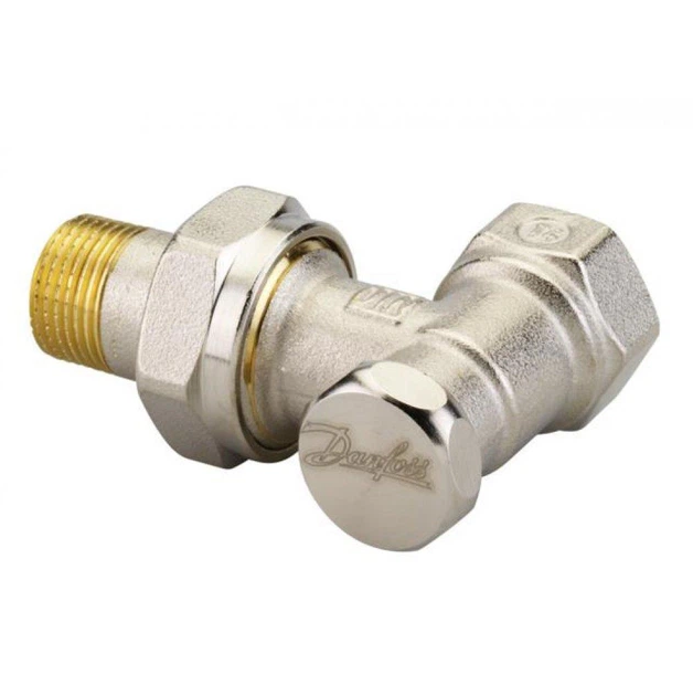 Клапан радіаторний кутовий запірний Danfoss RLV-S 15 1/2" (003L0123)