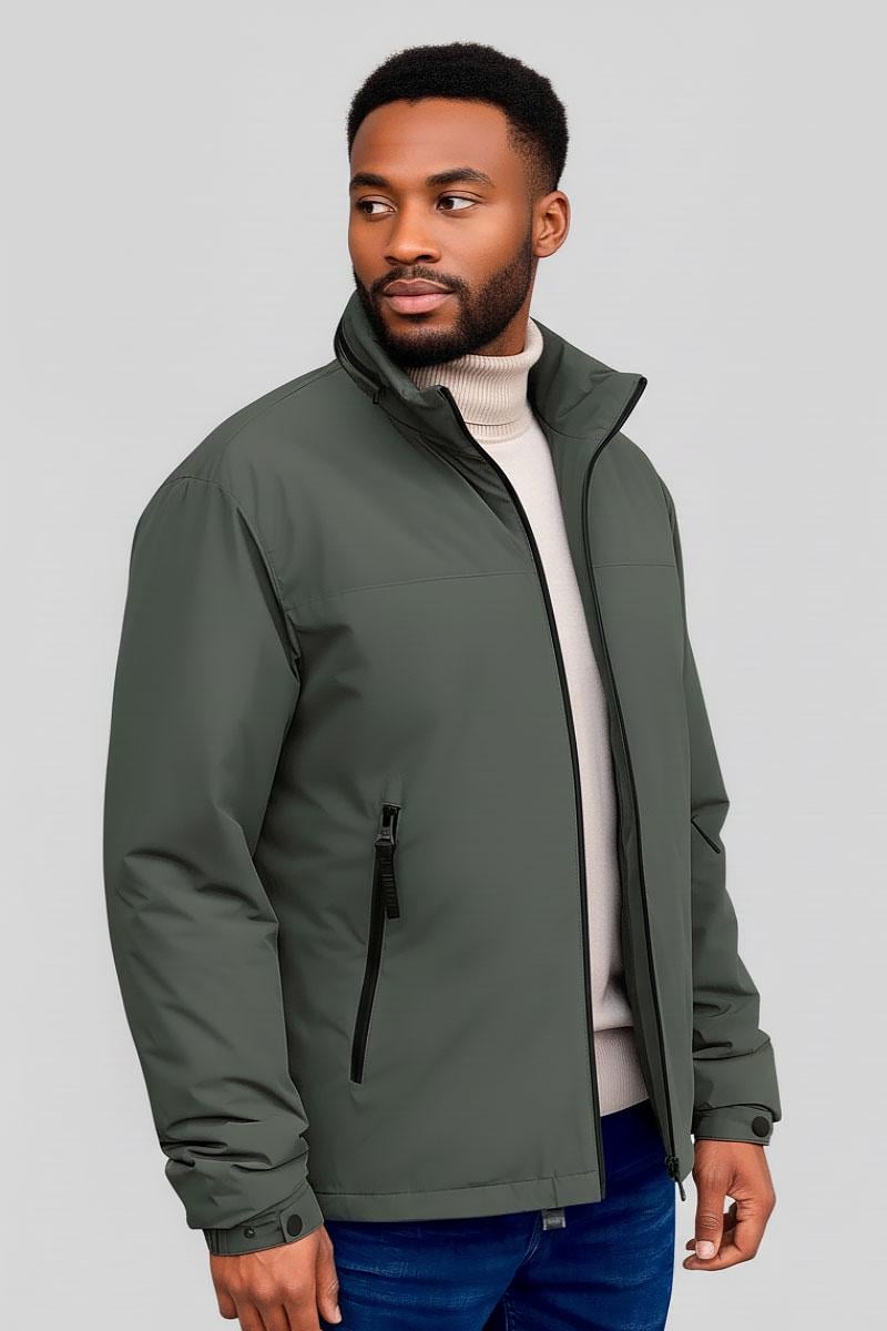 Куртка-ветровка мужская р. 62 Хаки (SB-25251-khaki-zahssnij)