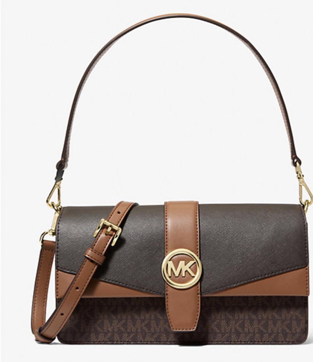 Сумка Michael Kors Greenwich Medium Signature Logo Convertible Crossbody Bag (35F5GGRL2B)