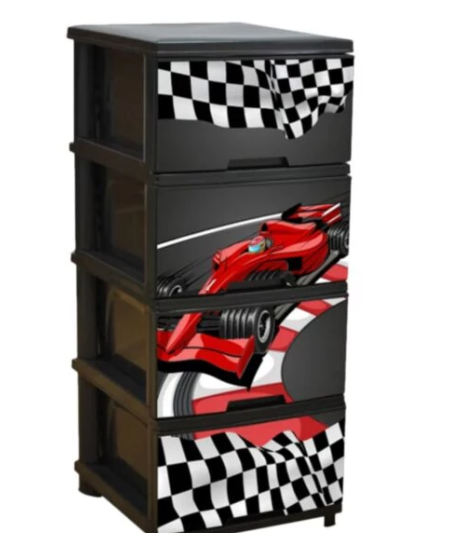 Комод пластиковый Формула 1 Алеана Ралли 95х46х39 см