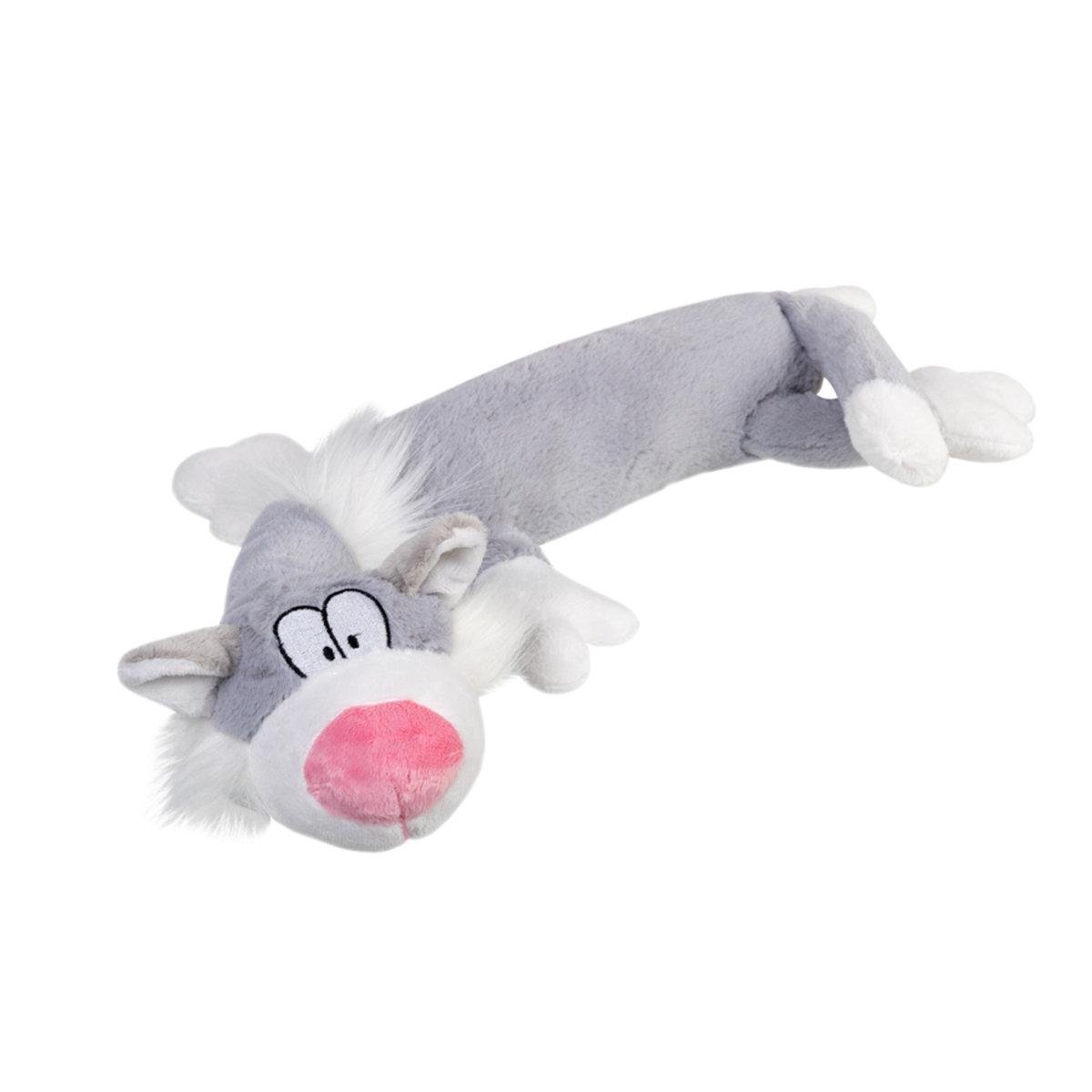 Игрушка для собак Collar Кот с пищалкой GiGwi Plush Friendz плюш искусственный мех 63 см (Collar75227)