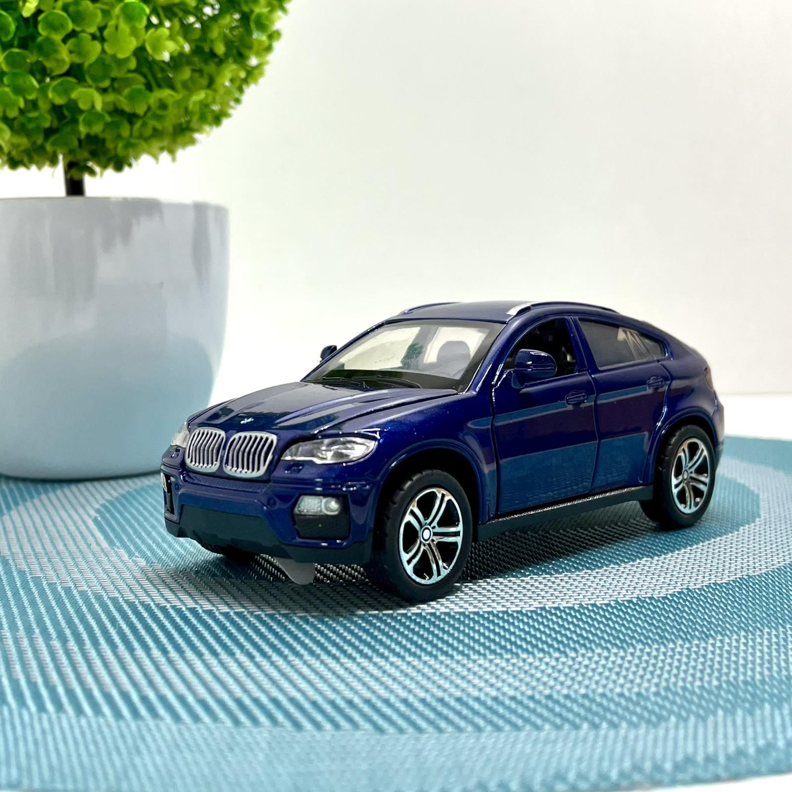 Іграшкова машика джип інерційна АвтоСвіт BMW x6 металева 14 см Синій (AP-1759)