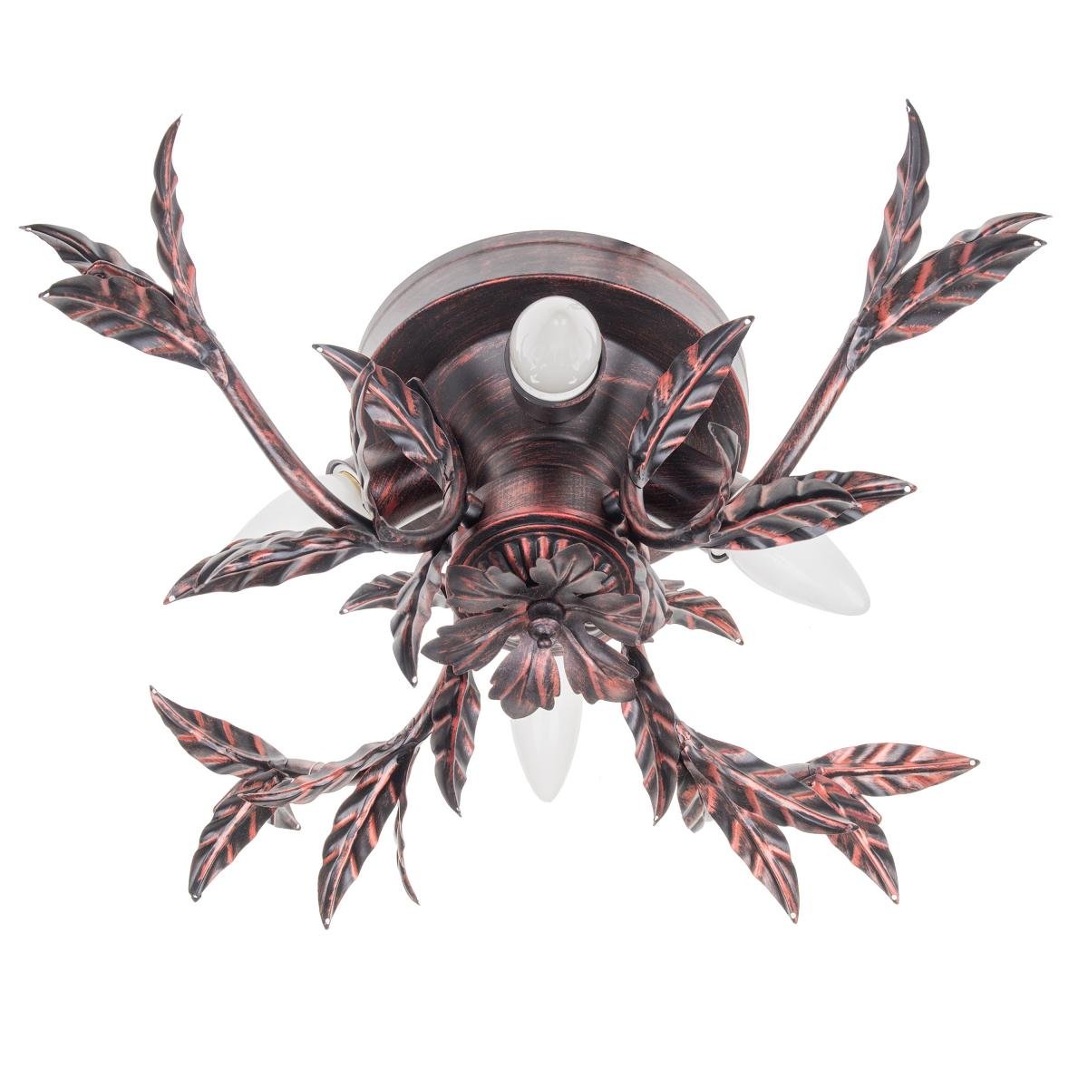 Люстра кованая Brille BCL-278S/4 E27 флористика